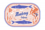 Monterey, California - Dockside Series - 100% Hooked - Contour