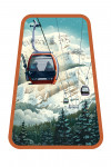 Lithograph - Gondola - Orange - Contour
