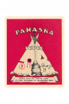 Vintage Sticker - Buffalo Bill - Pahaska Tepee - Contour