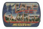 Greetings from Lake of the Ozarks, Missouri - Vintage Halftone - Contour