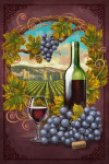 Merlot Wine Scene