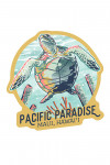 Maui, Hawai'i - Pacific Paradise - Graphic Pastel - Sea Turtle - Contour