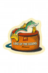 Lake of the Ozarks, Missouri - Vintage Mascot - Trout Fishing - Contour