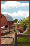 Painterly - Barnyard Scene