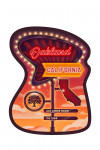 Oakland, California - Neon Road Sign - Contour