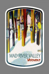 Mad River Valley, Vermont - Colorful Skis - Contour