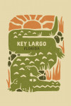 Key Largo, Florida - Boho Colorblock - Crocodile