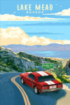 Lake Mead, Nevada - Painterly - Route 66 - Desert
