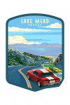Lake Mead, Nevada - Painterly - Route 66 - Desert - Contour