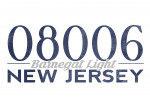 Barnegat Light, New Jersey -  08006 Zip Code (Blue)