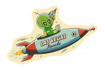 Las Vegas, Nevada - Vintage Mascot - Alien - Contour
