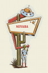Nevada - Vintage Linework - Alien