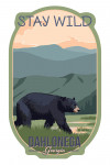 Dahlonega, Georgia - Bear & Mountains - Stay Wild - Contour