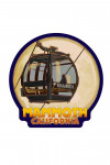 Mammoth, California - Gondola & Full Moon - Contour