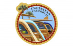 Encinitas, California - Woodies Lined Up - Contour