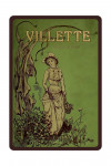 Vintage Book Cover - Villette - Contour