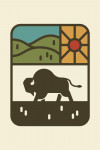 Simple Vector - Bison