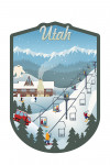Utah - Retro Mountain Town - Contour
