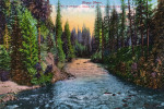 Rogue River, Oregon - Scenic View of the Rogue River