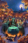 Oil Painting - Witch's Gathering