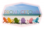 Provincetown, Massachusetts - Colorful Beach Chairs - Contour