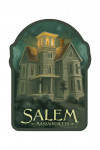 Salem, Massachusetts - Haunted House - Halloween Oil Painting - Contour