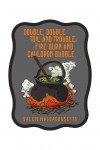 Salem, Massachusetts - Double, Double Toil and Trouble - Happy Halloween - Contour