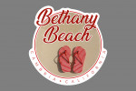 Bethany Beach, Delaware - Photography - Red Flip Flops in Sand - Contour