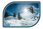 Powder Day - Sierra Nevada, California - Photography - Snowboarder Jumping - Contour