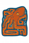 Boho Colorblock - Pacific Octopus - Contour