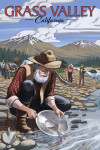 Grass Valley, California - Gold Panner