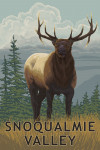 Snoqualmie Valley - Elk Scene