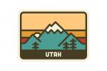 Utah - Simple Vector - Mountain Range - Contour