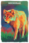 Michigan - Vivid - Gray Wolf