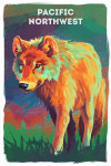 Pacific Northwest - Vivid - Gray Wolf