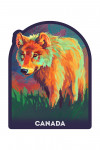 Canada - Vivid - Gray Wolf - Contour