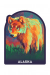 Alaska - Vivid - Gray Wolf - Contour