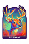 Delaware - Vivid - White Tailed Deer - Contour