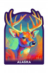 Alaska - Vivid - White Tailed Deer - Contour