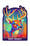 New Jersey - Vivid - White Tailed Deer - Contour