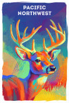 Pacific Northwest - Vivid - White Tailed Deer
