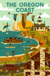 The Oregon Coast - Geometric - Coastal