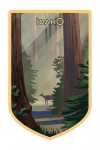 Idaho - Lithograph - Deer in Forest - Contour