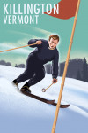 Killington, Vermont - Painterly - Retro Skier
