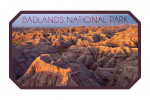 Badlands National Park, South Dakota - Photography - Sunrise Over Ridge - Contour