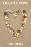 Ocean Grove, New Jersey - Photography - Stone Heart on Sand