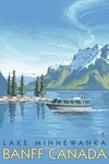 Lake Minnewanka, Banff, Canada - LP Original Poster