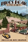 Pikes Peak Highway Gateway, Colorado - Lantern Press Poster