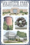 Volunteer Park - Seattle, Washington - Lantern Press Original Poster