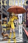 Seattle, Washington - Rainy Day Girl